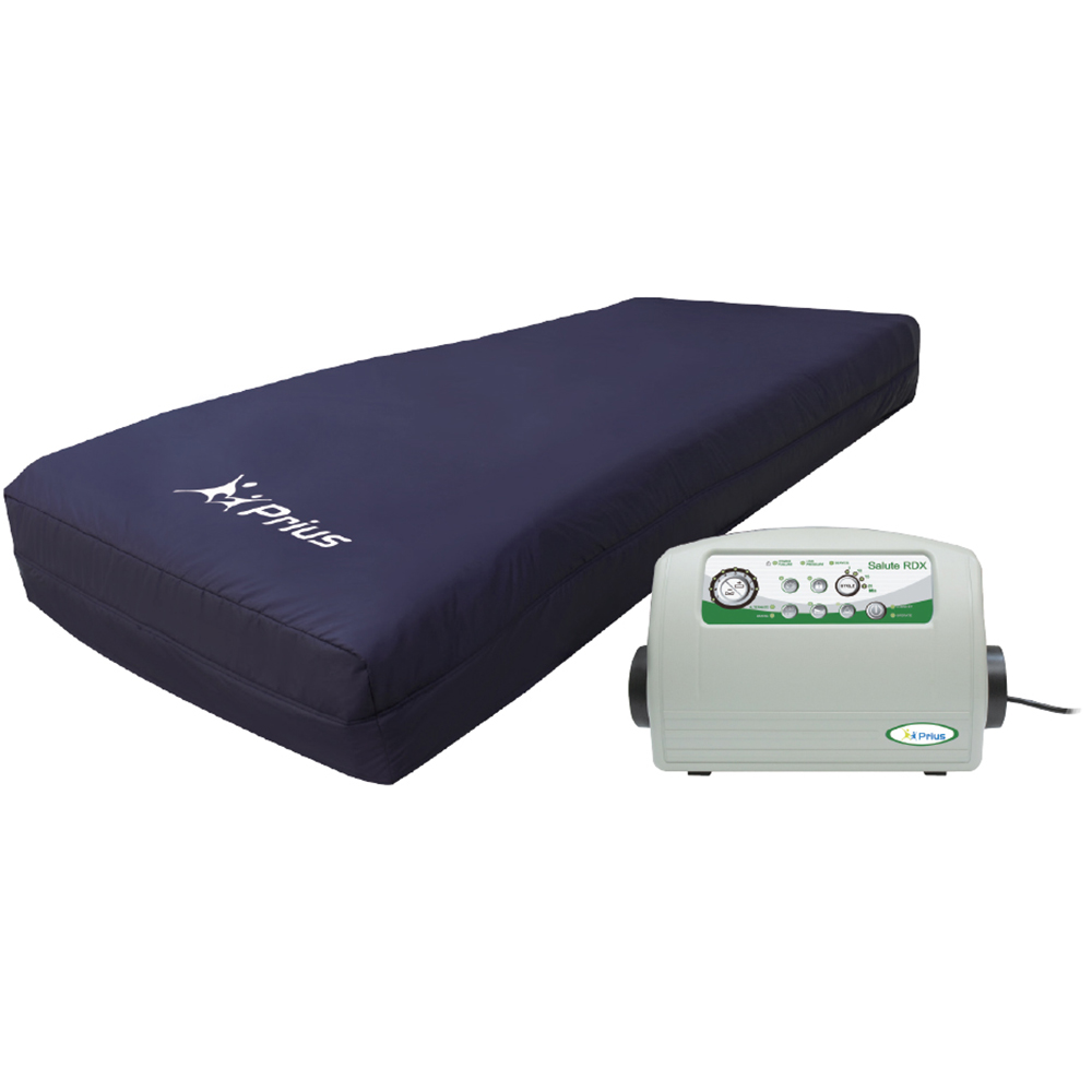 A Salute RDX Mattress in Navy Blue Color